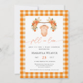 Dit is het Scoop Ice Cream Summer Baby shower Kaart (Voorkant)