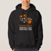 Dit is het seizoen basketbal spel op Tiger Hoodie (Voorkant)