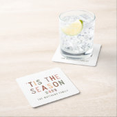 'Dit is het seizoen Boho Kartonnen Onderzetters (Insitu)