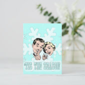 "Dit is het seizoen" Briefkaart (Staand voorkant)