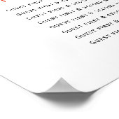 Dit is het seizoen bruiloft 20 tafels zitplan poster (Hoek)