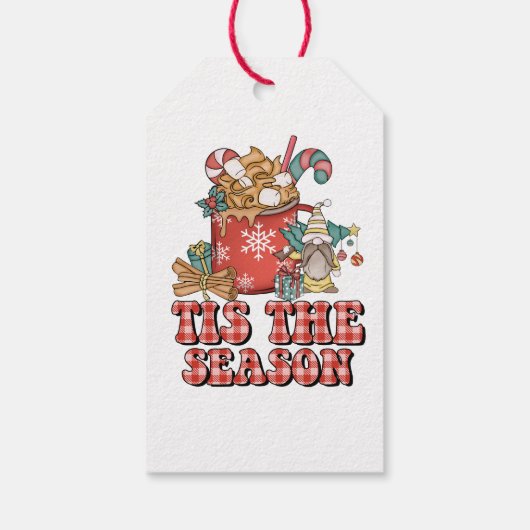 Dit is het seizoen cadeaulabel (Achterkant)