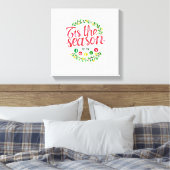 Dit is het seizoen canvas afdruk (Insitu (Slaapkamer))