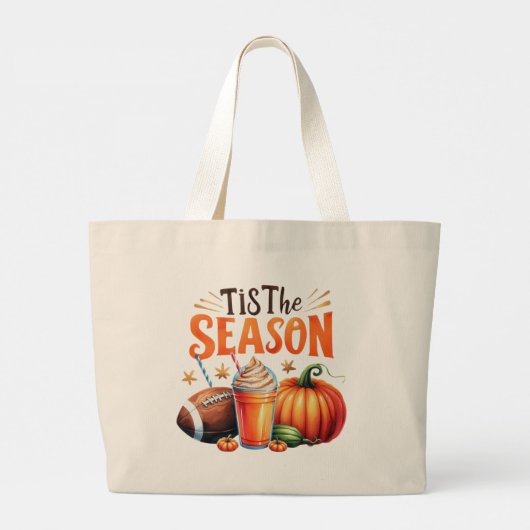 Dit is het seizoen Canvas tas (Achterkant)