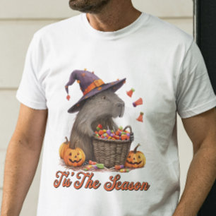 Dit is het seizoen Capybara Halloween Funny T-Shir T-shirt