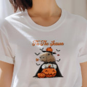 Dit is het seizoen Capybara Halloween Funny Tri-Blend Shirt