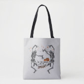 Dit is het seizoen Dancing Skeletons Halloween Tote Bag (Voorkant)