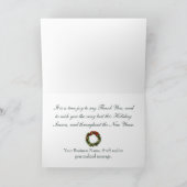 Dit is het seizoen Dank u Business Holiday Kaart (Binnen)