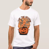 Dit is het seizoen Dansen Skeletten Halloween T-shirt (Voorkant)
