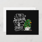 Dit is het seizoen dat de kerstkoepel doorspekt briefkaart (Voorkant / Achterkant)