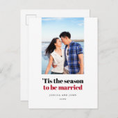 Dit is het seizoen dat gehuwd moet worden met de f briefkaart (Voorkant / Achterkant)