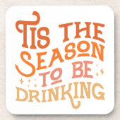 Dit is het seizoen dat Grappig Vakantie Ontwerp Dr Bier Onderzetter (Voorkant)