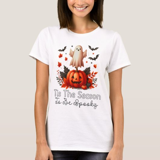 Dit is het seizoen dat ik spaak, grappige hallowee t-shirt (Voorkant)