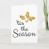 Dit is het seizoen, de feestdag, de zwarte en de g kaart (Voorkant)