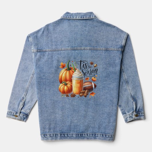 Dit is het seizoen denim jacket (Achterkant)