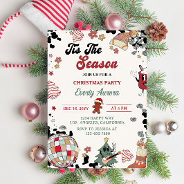 Dit is het seizoen Disco Ball Kerstfeest Kaart