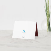 Dit is het seizoen feestdagen kaart (Achterkant)