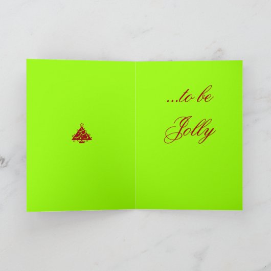 Dit is het seizoen feestdagen kaart (Binnen)