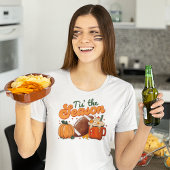 Dit is het seizoen Football Latte Pumpkin T-shirt