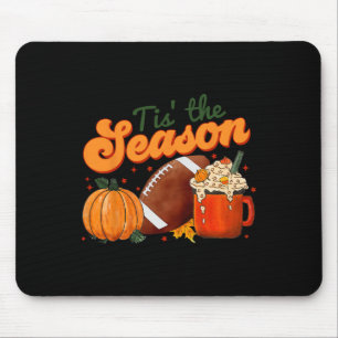 Dit is het seizoen Footbyll Herfst Thanksgiving Muismat