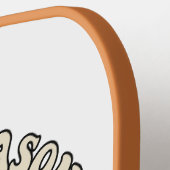 Dit is het seizoen. Funny Pickleball Gezegde Kerst Pickleball Paddle (Links Detail)