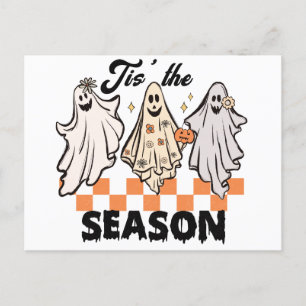 Dit is het seizoen Ghost Trio Halloween Feestdagenkaart