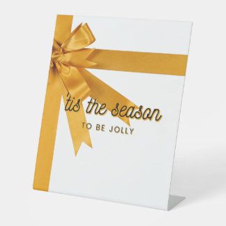 Dit is het Seizoen Gold Pedestal-teken Reclamebord Met Voetstuk