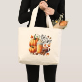 Dit is het seizoen grote Canvas tas (Voorkant (product))