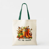 Dit is het seizoen grote Canvas tas (Achterkant)