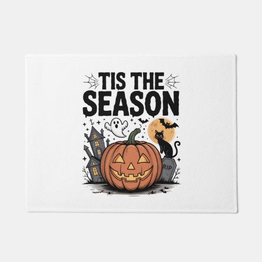 Dit is het seizoen Halloween Deurmat (Voorkant)