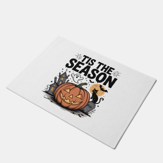 Dit is het seizoen Halloween Deurmat (Schuin)