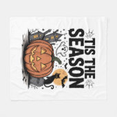 Dit is het seizoen Halloween Fleece Deken (Voorkant (Horizontaal))