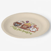 "Dit is het seizoen Halloween koffie Papieren Bordje (Gekanteld)