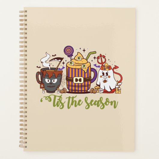 "Dit is het seizoen Halloween koffie Planner (Voorkant)