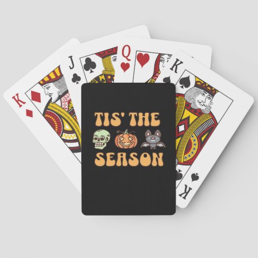 Dit is het seizoen Halloween Pokerkaarten (Achterkant)