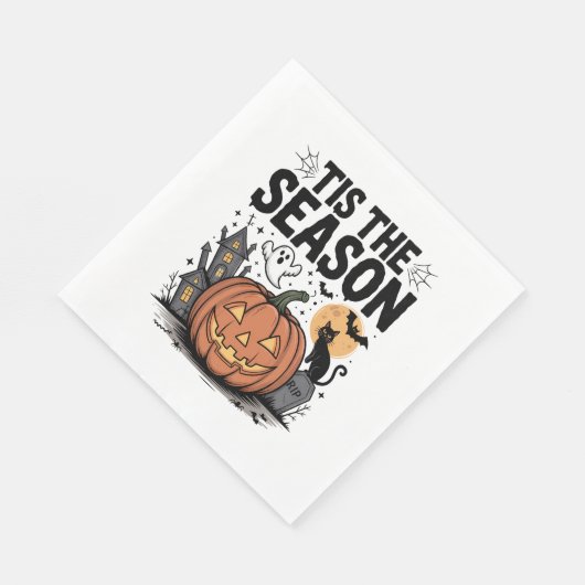 Dit is het seizoen Halloween Servet (Hoek)