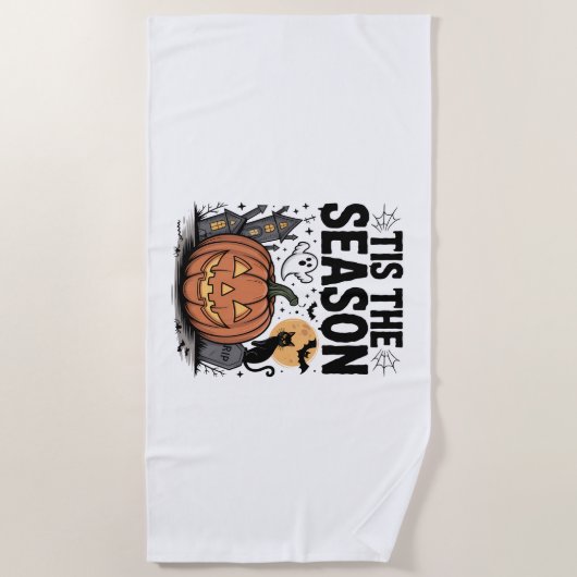 Dit is het seizoen Halloween Strandlaken (Voorkant)