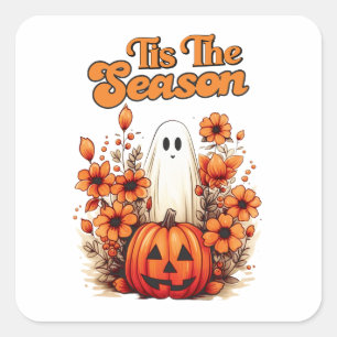 Dit is het seizoen Halloween Vierkante Sticker