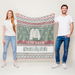 Dit is het seizoen Handel Messiah faux-messt Fleece Deken
