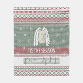 Dit is het seizoen Handel Messiah faux-messt Fleece Deken (Voorkant)