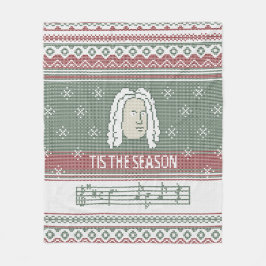 Dit is het seizoen Handel Messiah faux-messt Fleece Deken
