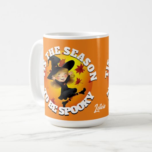 Dit is het seizoen Happy Witch Koffiemok (Voorkant links)