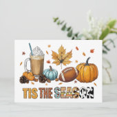 Dit is het seizoen Herbstzeit mit Football und Kaf Kaart (Staand voorkant)