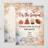 Dit is het seizoen Herfst Herfst Football Pompoen  Kaart (Voorkant / Achterkant)