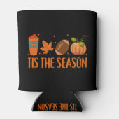 Dit is het seizoen Herfst herfst Halloween Blikjeskoeler (Achterkant)