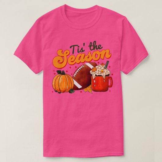 Dit is het seizoen herfst pompoen t-shirt (Design voorkant)