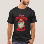 Dit is het seizoen Jelly Jellyfish Santa Christmas T-shirt<br><div class="desc">Dit is het seizoen Jelly Jellyfish Santa Christmas Design</div>