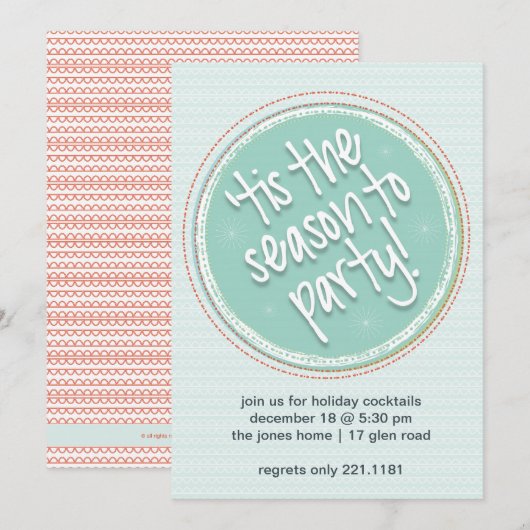 Dit is het seizoen kaart (Voorkant / Achterkant)