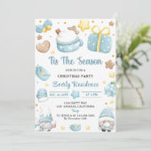 Dit is het seizoen kabouters kerstfeest kaart (Staand voorkant)