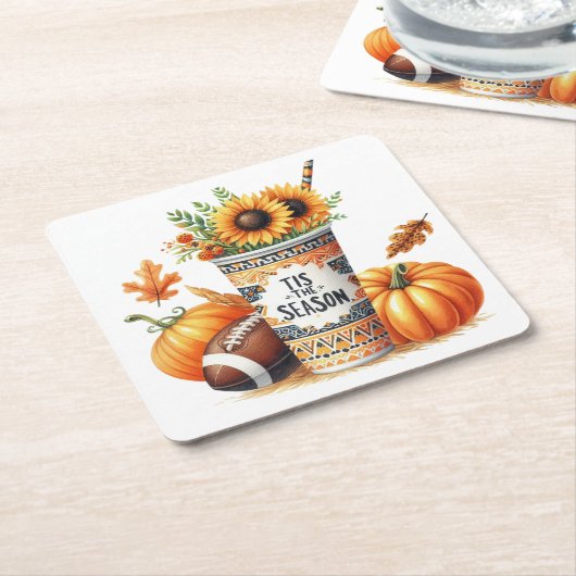 Dit is het seizoen kartonnen onderzetters (Schuin)